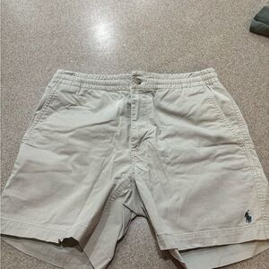 Polo by Ralph Lauren Light Beige Elastic-Waist Men’s Shorts